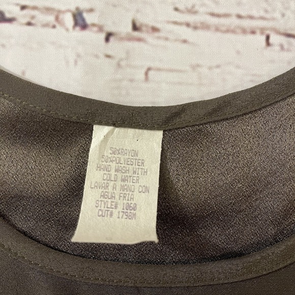 IC Collection By Connie 3 Pc Set Cardigan Sleeveless Top‎ Pants Small Women's - Picture 9 of 16